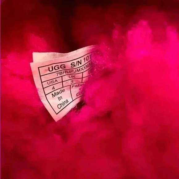 Ugg boots hot‎ pink raspberry size 4 - Picture 5 of 8